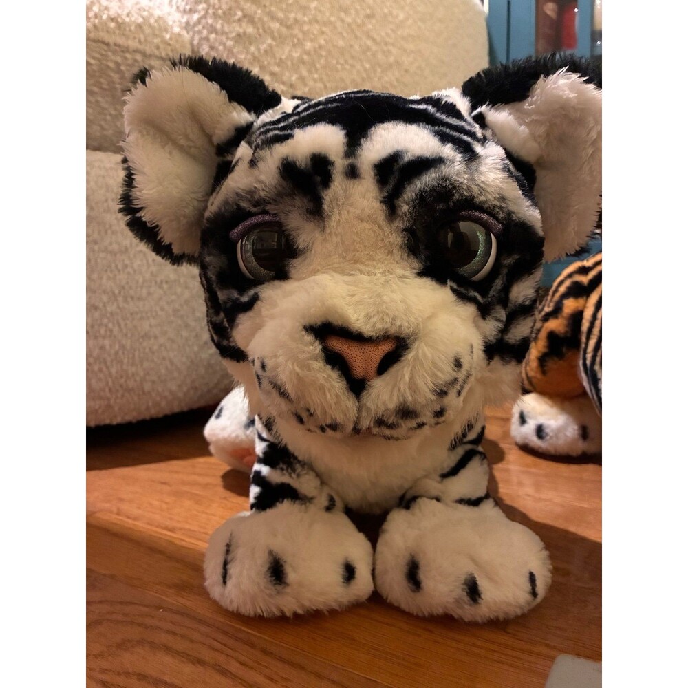 FurReal Friends Roarin’ Ivory White Tiger Interactive Toy TESTED & FULLY WORKING